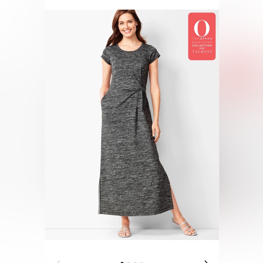 Talbots Charcoal Maxi Dress